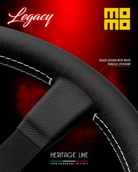 Preview: MOMO steering wheel LEGACY 350mm BLACK LEATHER