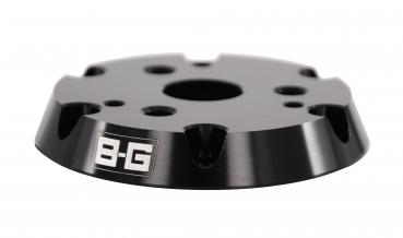 BMS Racing Autotuning - Lenkrad Adapter schwarz 12mm für Momo Naben mit  70mm auf Raid 74mm zu erweitern