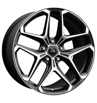 Momo, RF-04, 9x20 ET26 5x112 66,6, matt black polished