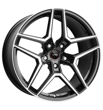 Momo, RF-06, 8,5x20 ET30 5x112 66,6, matt black polish