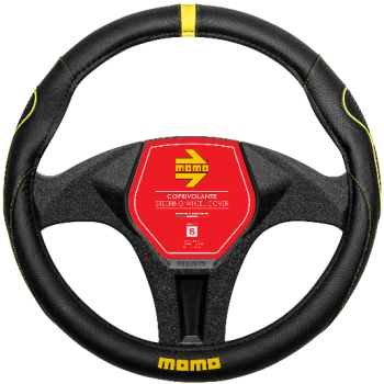 MOMO Universal Car Steering Wheel Cover - Supergrip - Yellow - M