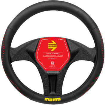 MOMO Universal Car Steering Wheel Cover - Street - Red - M