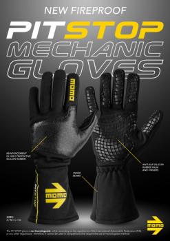 MOMO PIT STOP Mechanic Gloves S/9