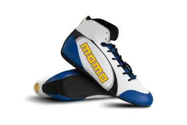 MOMO SPEED PRO BOOTS WHITE-BLUE Size 46