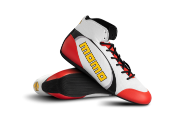 MOMO SPEED PRO BOOTS WHITE-RED Größe 43