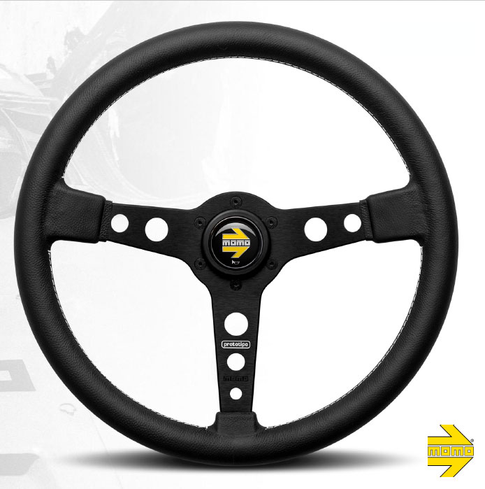 MOMO Germany - MOMO Prototipo steering wheel - Black - 320mm