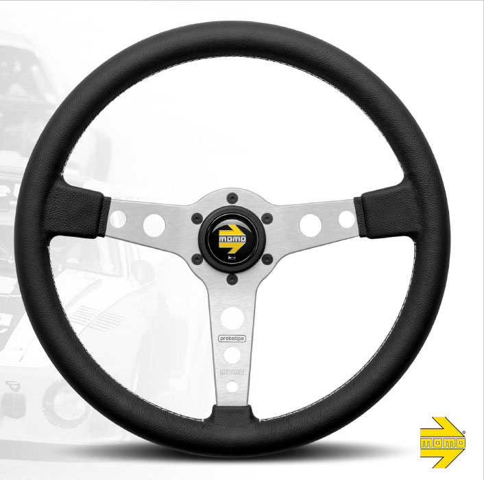 MOMO Germany - MOMO Prototipo steering wheel - Silver - 320mm