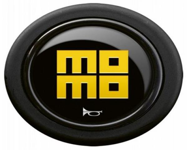 MOMO Horn Button Heritage Black/Yellow