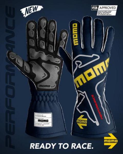 Racing gloves PERFORMANCE NIGHT NAVY 08