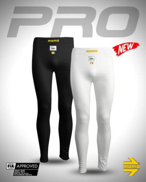 MOMO Rennfahrer- Unterhose LONG JOHNS PRO BLACK M-L