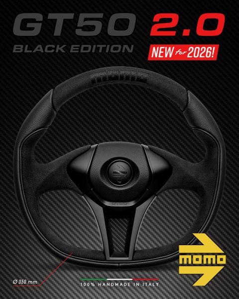 MOMO Steeringwheel GT50 2.0 BLACK EDITION 350
