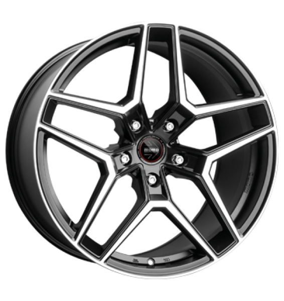 Momo, RF-06, 8,5x20 ET30 5x112 66,6, matt black polish