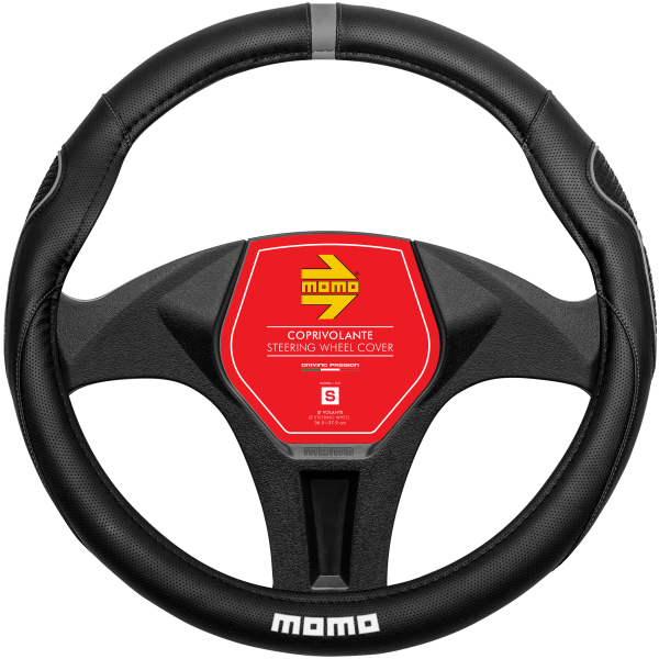 MOMO Universal Car Steering Wheel Cover - Supergrip - Grey - M