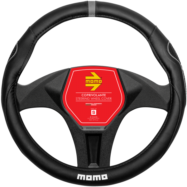 MOMO Universal Car Steering Wheel Cover - Supergrip - Grey - S