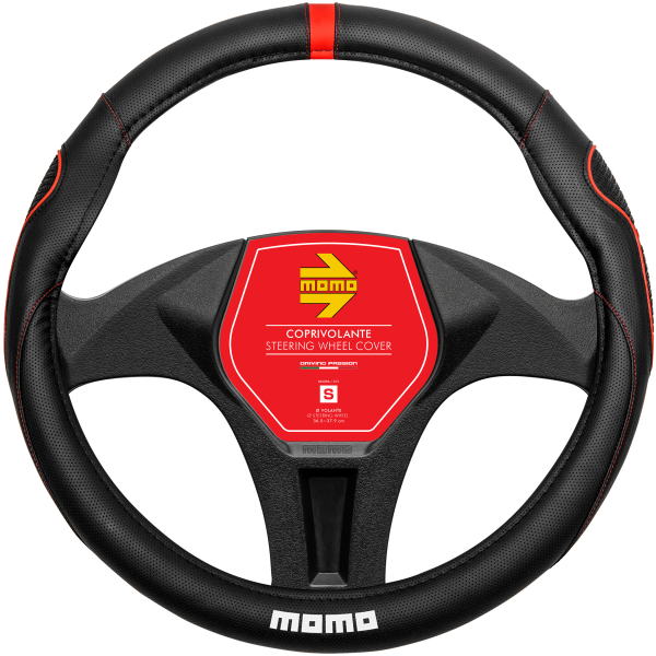 MOMO steering wheel cover SWC 014 Super Grip black / red - M