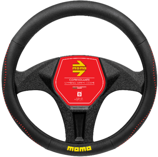 MOMO Universal Car Steering Wheel Cover - Street - Red - M