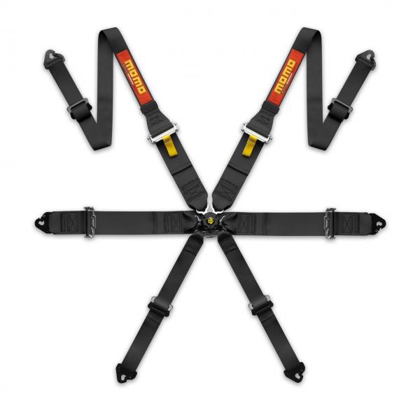 SICHERHEITSGURT PRO DRIVER 6P 2"/3" FHR-SCHWARZ