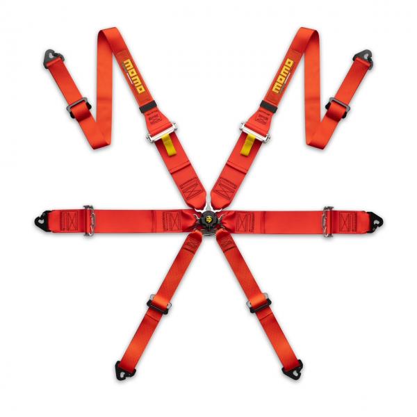SICHERHEITSGURT PRO DRIVER 6P 2"/3" FHR-ROT