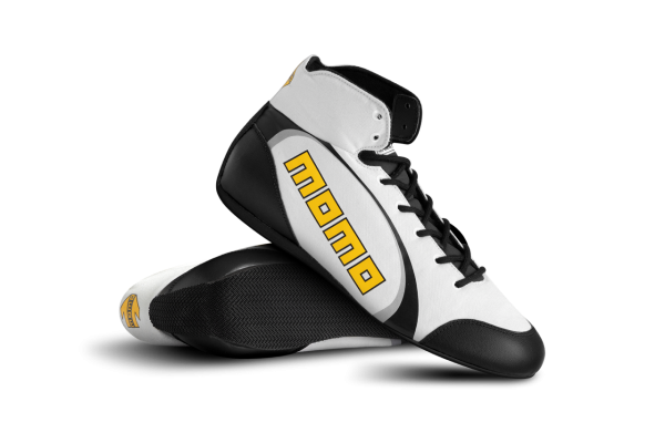 MOMO SPEED PRO BOOTS WHITE-BLACK Size 36