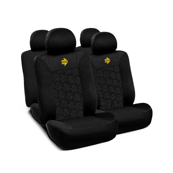 MOMO Universal Car Seat Covers - Young - Black